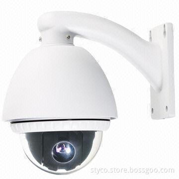 Mini Speed Dome Camera, Wall Bracket/Automatic Day/Night, 540TVL Color/600TVL B/W Resolution